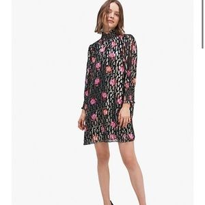 rose garden smocked shift dress